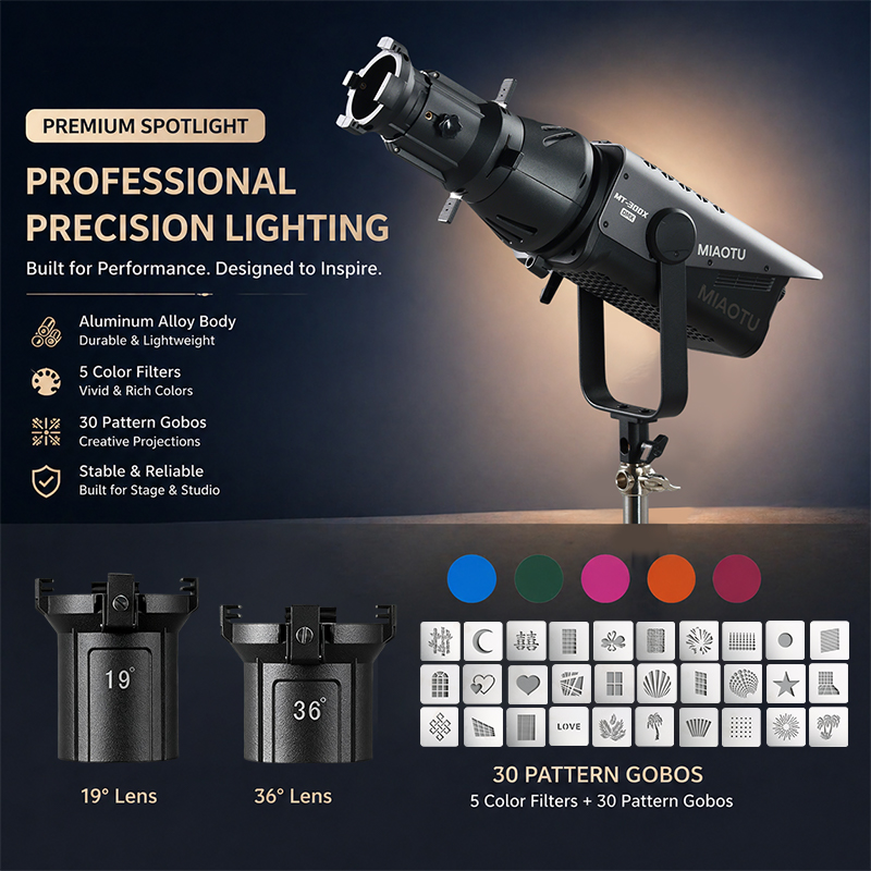 Snoot Flash Modifier - Bowens Mount Optik Snoot Projektör 19