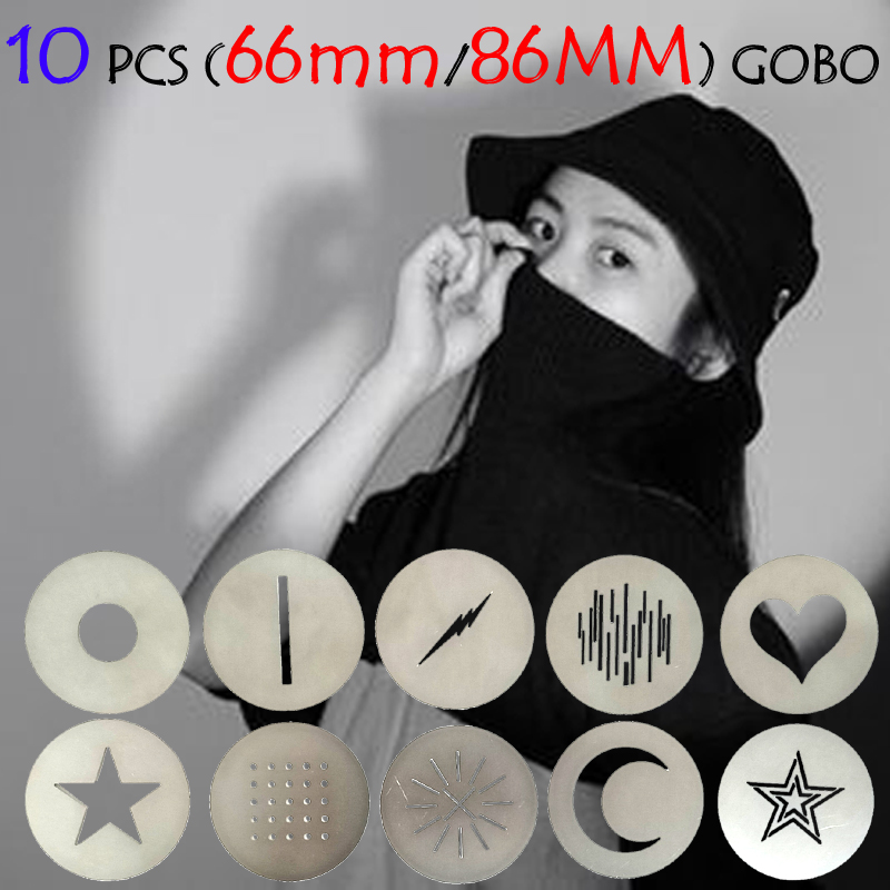 Snoot Flash Modifier - 10 adet 86mm/66mm GOBO B/M Boyutlu