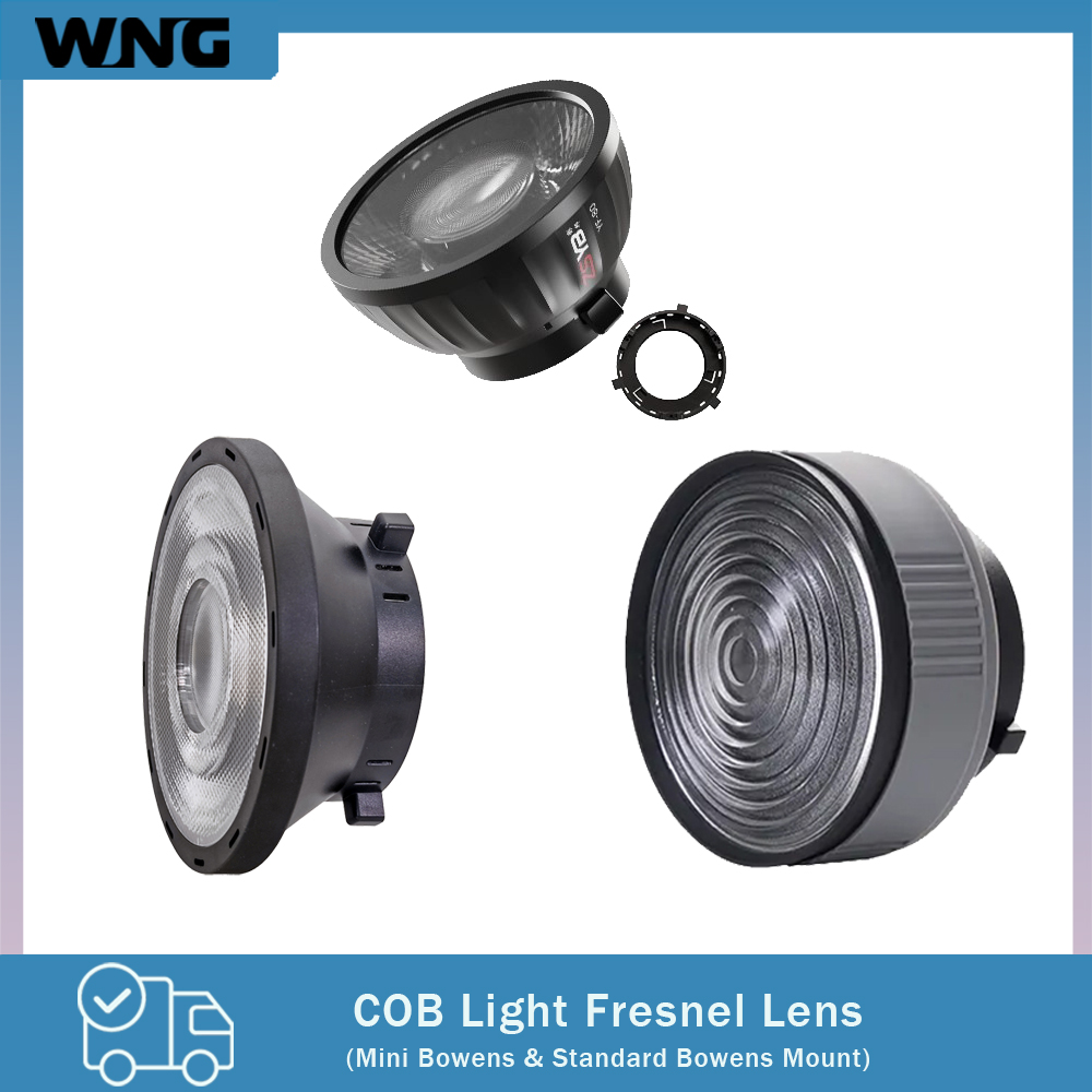 Photography Lighting Mount - Fresnel Lens 15-55 Derece Ayarlanabilir Odak