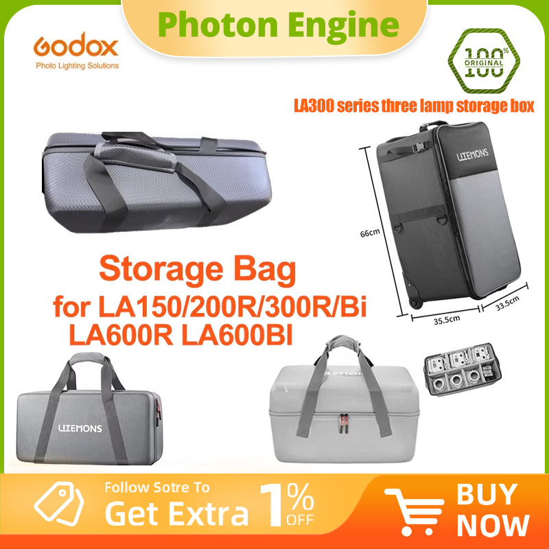 Photography Lighting Bag - GODOX Fotoğrafçılık Işık Saklama Çantası LA150R