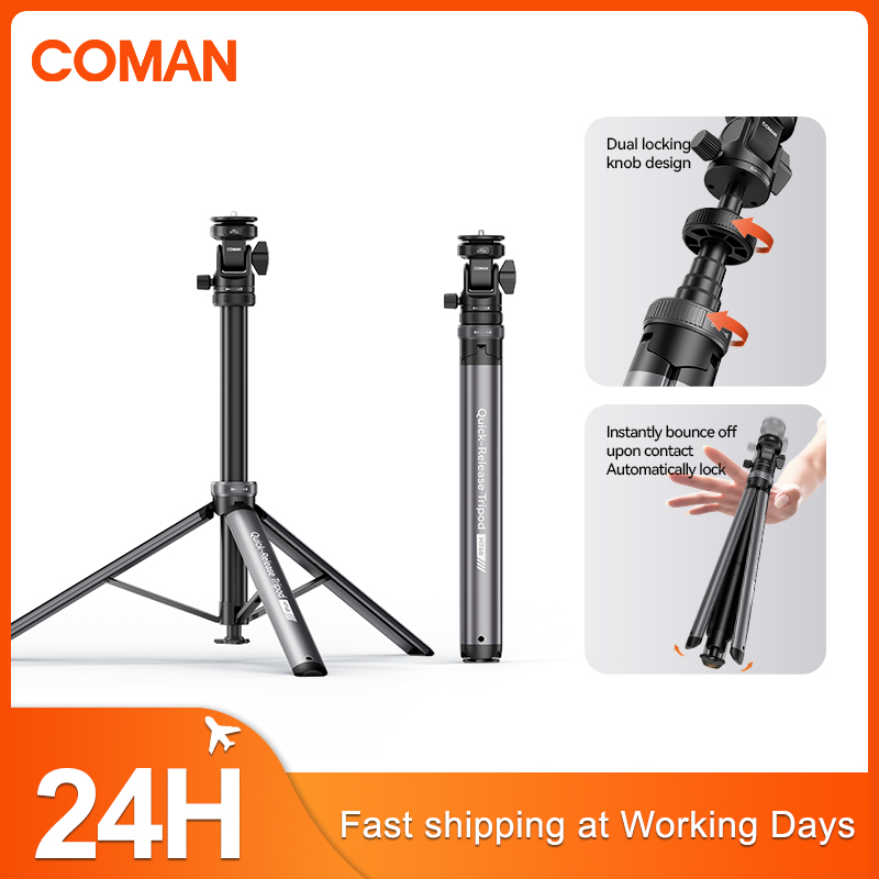 Photography Lighting Mount - COMAN MT68 Tek Tıkla Açılır Hızlı