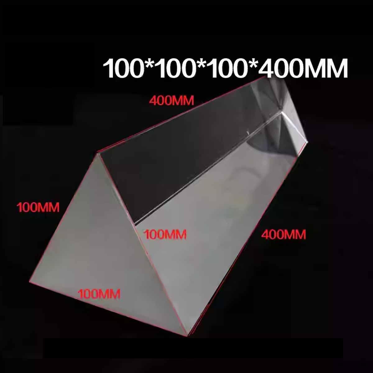 Lighting Effect In Photography - Süper Büyük 100x100x400mm üçgen Prizma Fotoğrafçılık