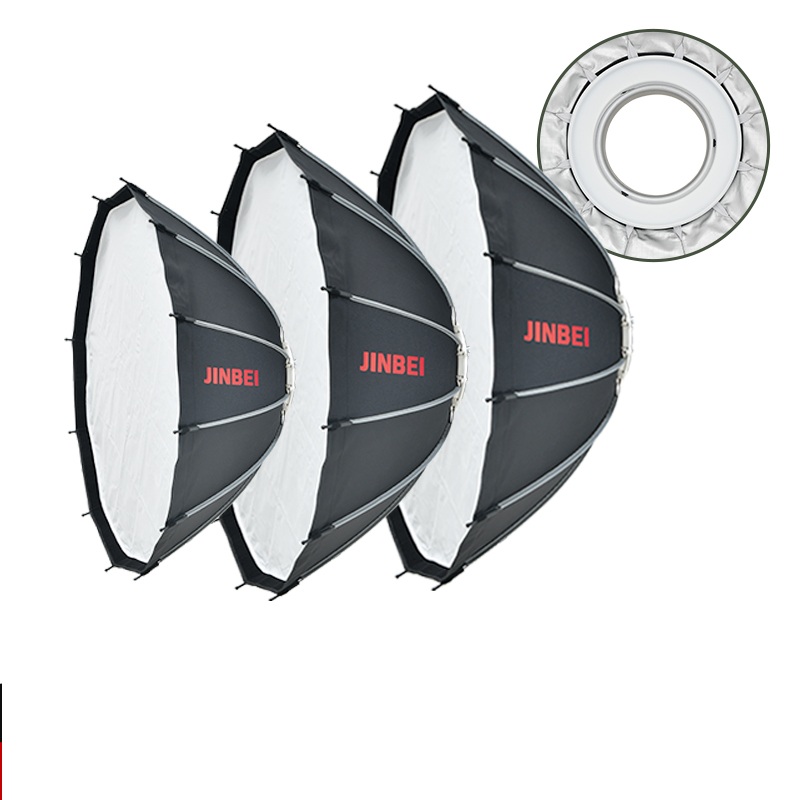 Lighting In Photography Studio - JINBEI 65 Hızlı Açılır Parabolik Plyo