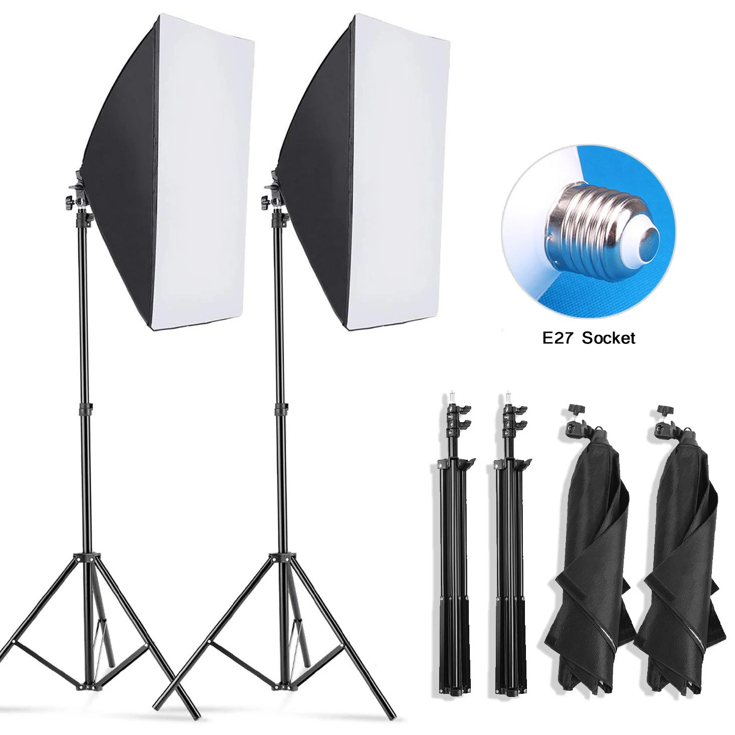 Photography Lighting Box - Profesyonel Fotoğrafçılık Softbox Aydınlatma Softbox'u, Tripodlu