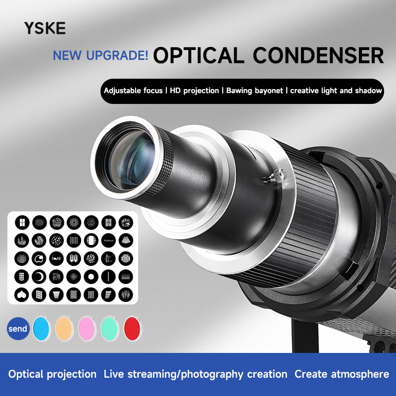Snoot Flash Modifier - Bowens Mount Optik Snoot Projektör Kiti,