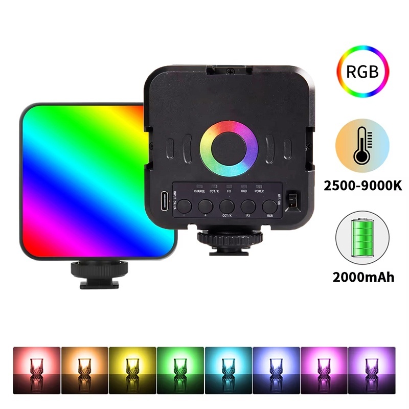 Photography Lighting Mount - Taşınabilir Mini RGB Video Işığı Fotoğrafçılık
