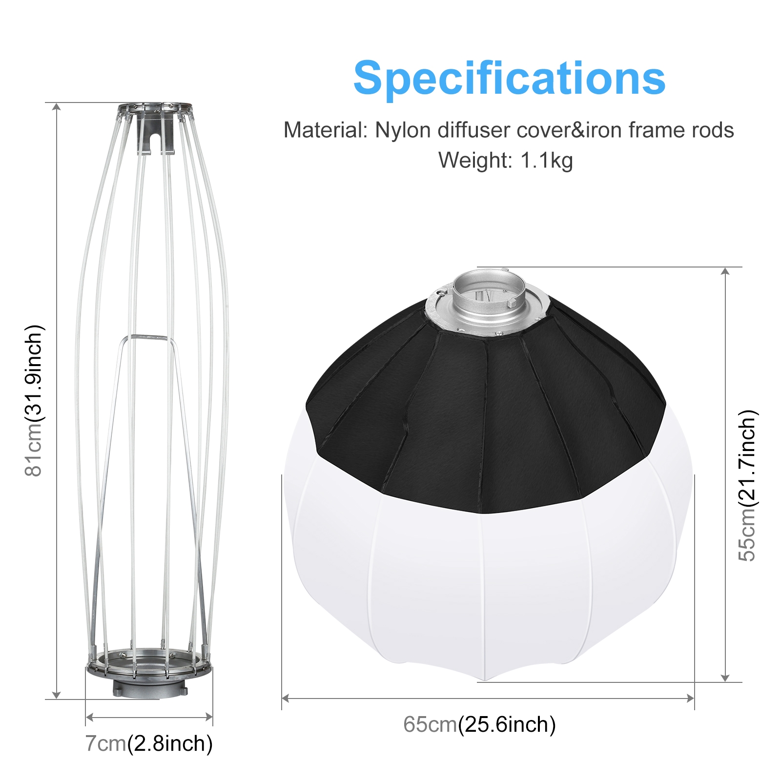 PULUZ 65cm katlanabilir fener  - Photography Lighting Mount incelemesi ve fiyatı
