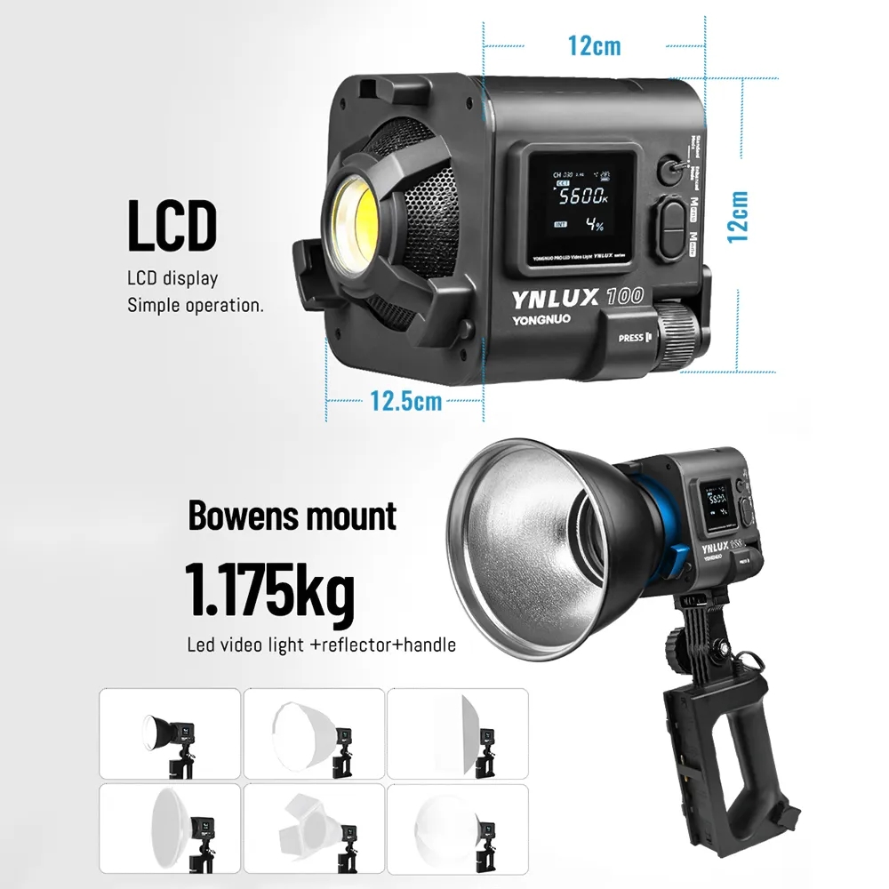 YONGNUO YNLUX100 100W 3200K-56 - Lighting In Photography Studio incelemesi ve fiyatı