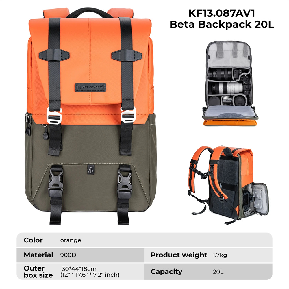 K&F CONCEPT Kamera Sırt Çantas - Photography Lighting Bag incelemesi ve fiyatı