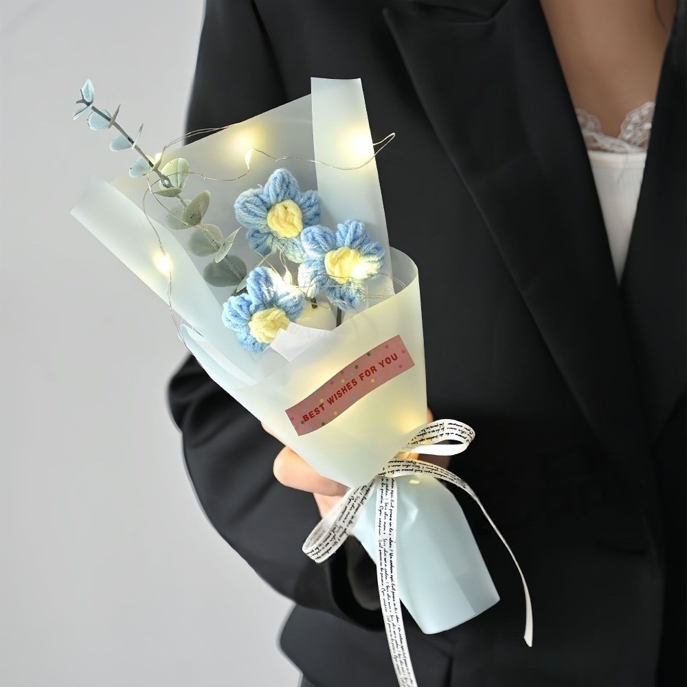 Örgü Tığ İşi Çiçek Buketi LED  - Photography Artificial Lighting incelemesi ve fiyatı