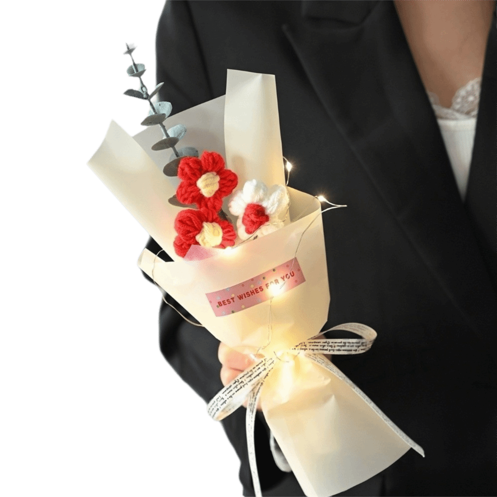 Örgü Tığ İşi Çiçek Buketi LED  - Photography Artificial Lighting incelemesi ve fiyatı