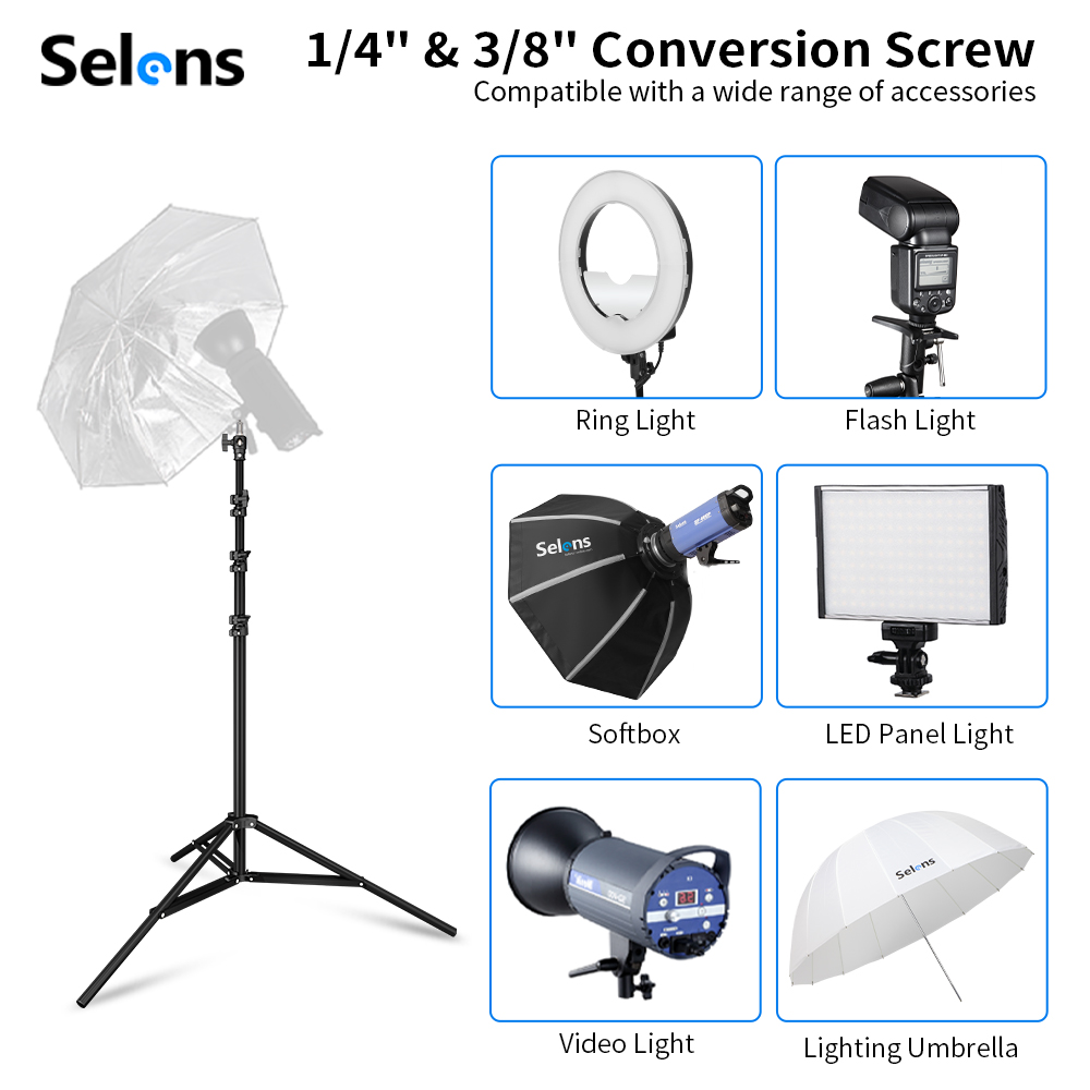 Selens 2.2~3.95m Hava Yastıklı - Photography Lighting Mount incelemesi ve fiyatı