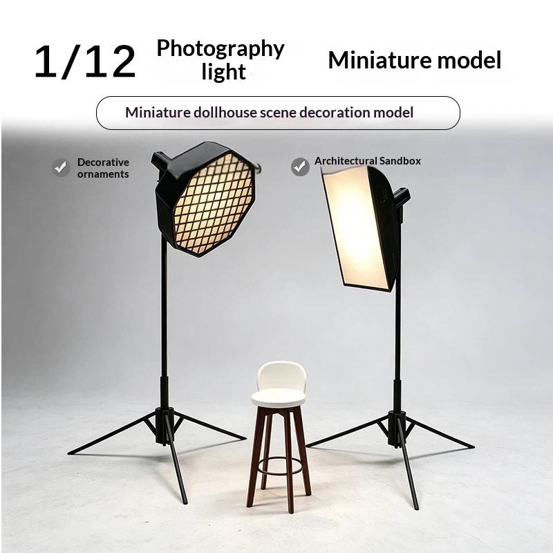 1/12 Ölçekli Minyatür Fotoğraf - Lighting In Photography Studio incelemesi ve fiyatı