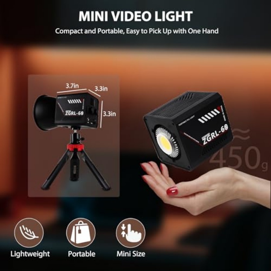 60W COB LED Video Işığı, 8000  - Lighting In Photography Studio incelemesi ve fiyatı