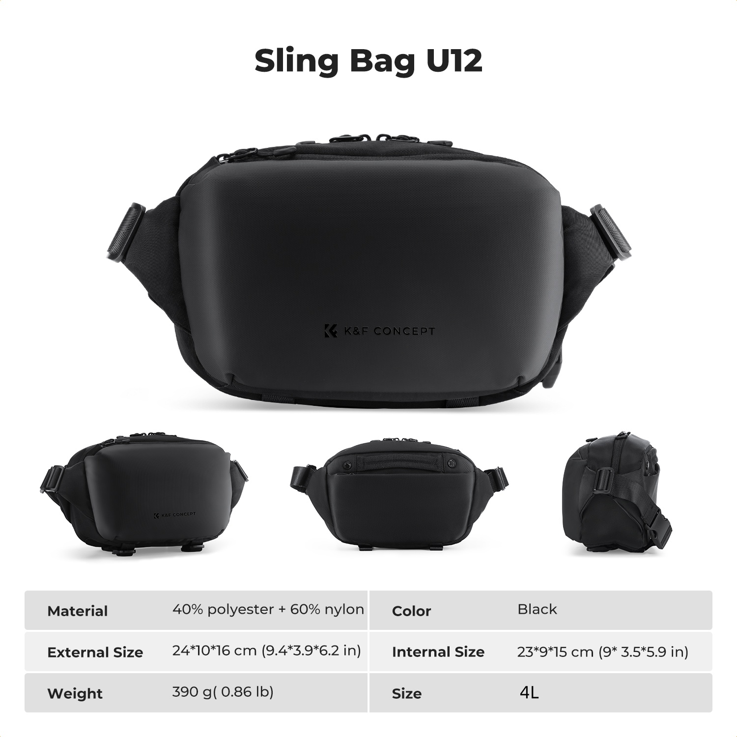 K&F CONCEPT 4L Kamera askılı ç - Photography Lighting Bag incelemesi ve fiyatı