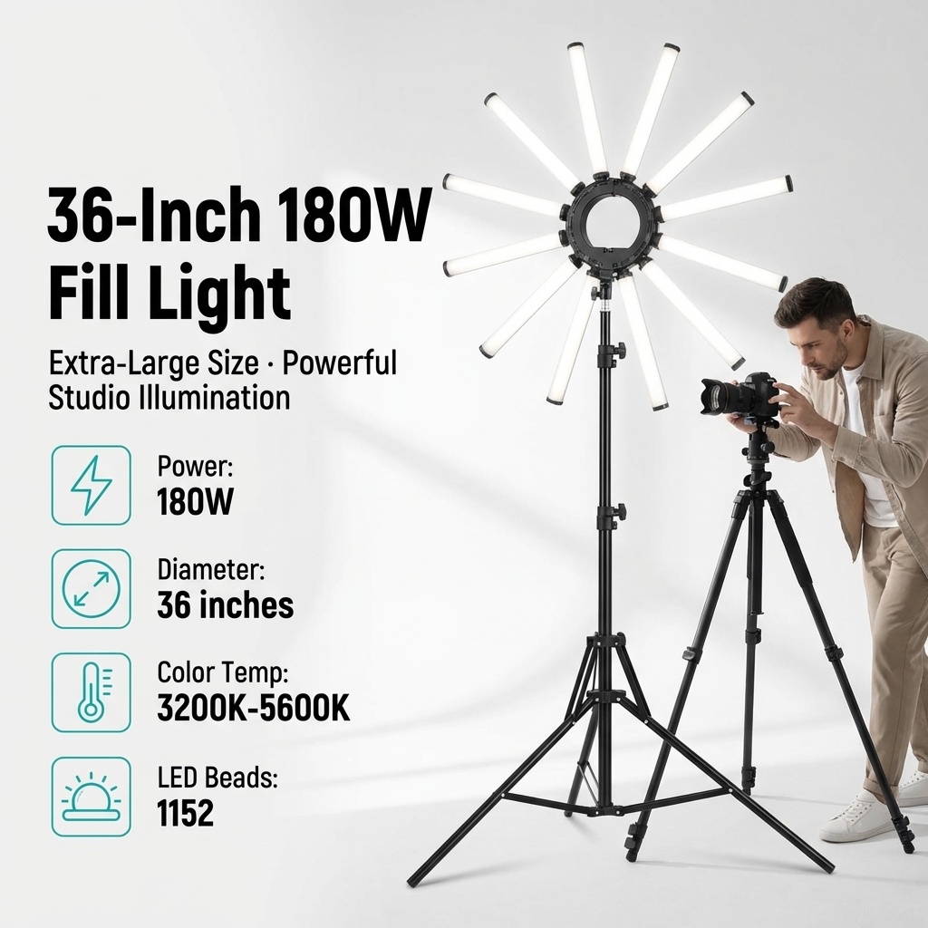 12 Kollu Çoklu Tüp Fotoğrafçıl - Lighting In Photography Studio incelemesi ve fiyatı