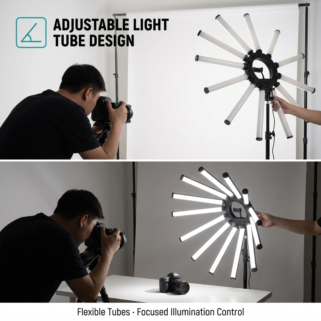 12 Kollu Çoklu Tüp Fotoğrafçıl - Lighting In Photography Studio incelemesi ve fiyatı