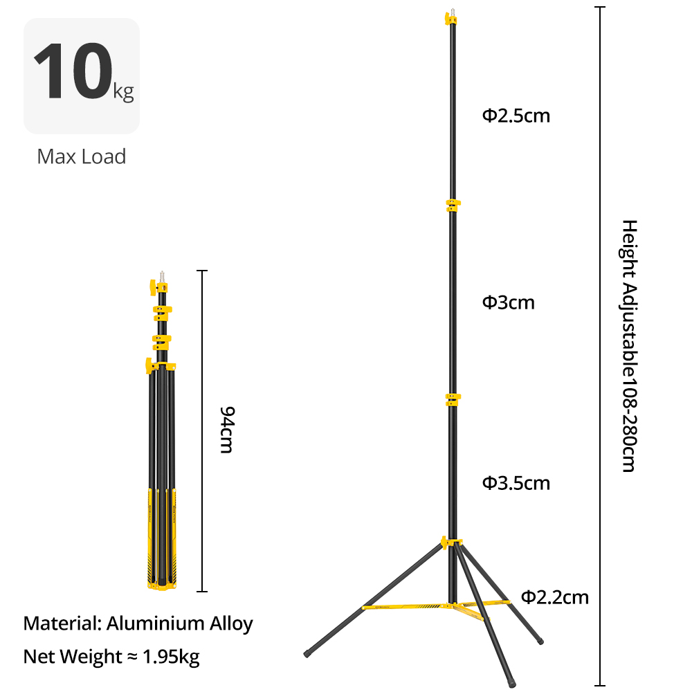 AMBITFUL GM280Y 280cm Profesyo - Photography Lighting Mount incelemesi ve fiyatı