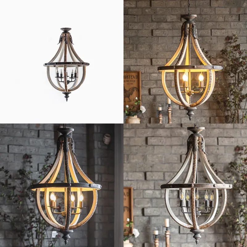 Masif Ahşap Detaylı Vintage Fe - Vintage Photography Lighting incelemesi ve fiyatı