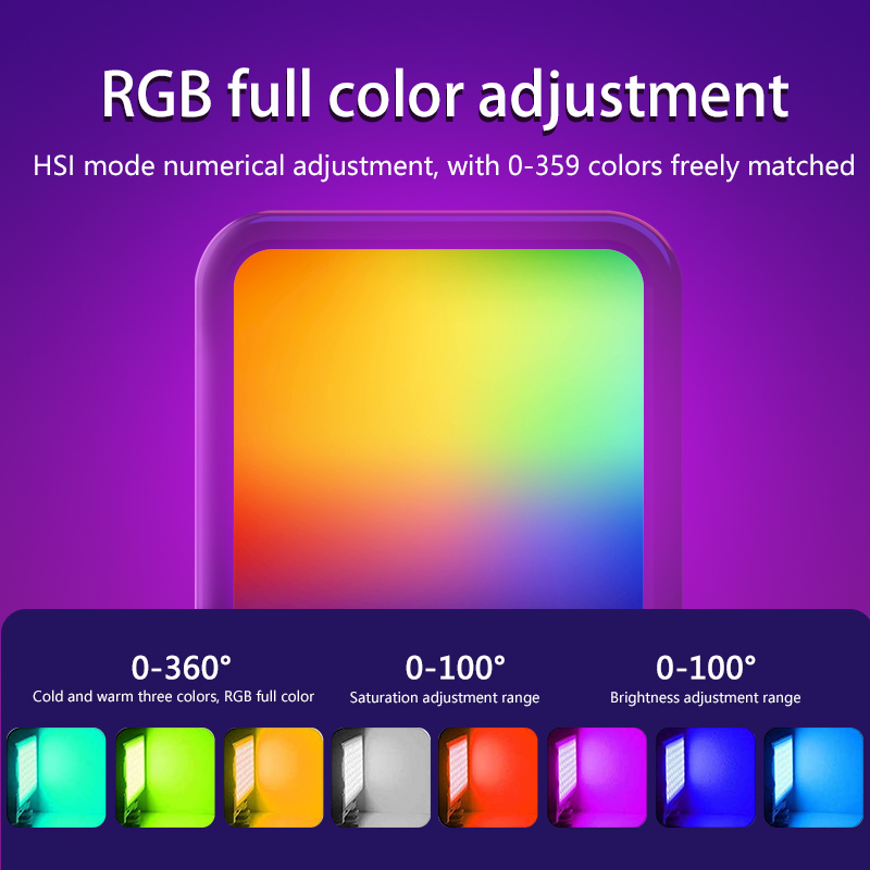 Taşınabilir Mini RGB Video Işı - Photography Lighting Mount incelemesi ve fiyatı